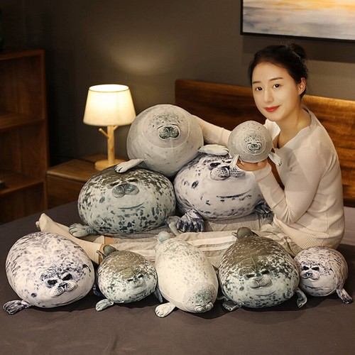 Seal Ocean Kids Gifts Plush Toy Chubby Blob Animal Pet Stuffed Pillow Doll HOT~ - Picture 5 of 41