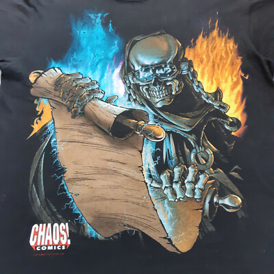 特価！1997年MEGADETHメガデスTシャツ Vintage 90s Megadeth Chaos Comics 1997 Cryptic Writings T