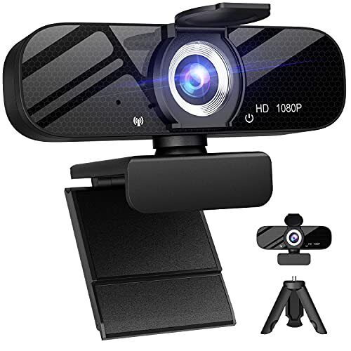 1080P Webcam with Microphone,Plug and Play USB Computer Camera for - Picture 2 of 7