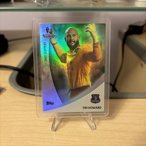2013 Topps Premier League Tim Howard Shotstoppers grün /99