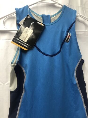 Body donna Ironman Activewear Extreme blu mare taglia L. vendita al dettaglio $159,99 nuovo con etichette - Foto 3 di 8