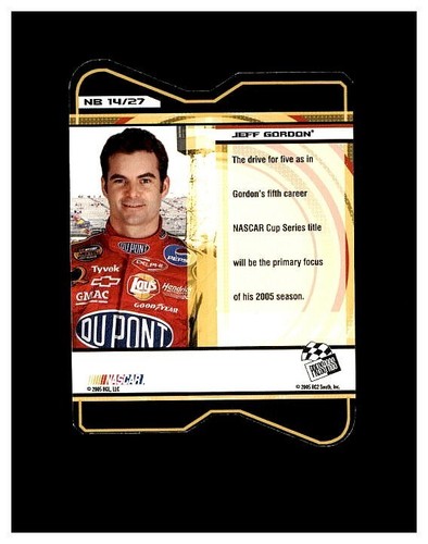 2005 Press Pass Stealth No Boundaries #NB14 Jeff Gordon   - Picture 2 of 2