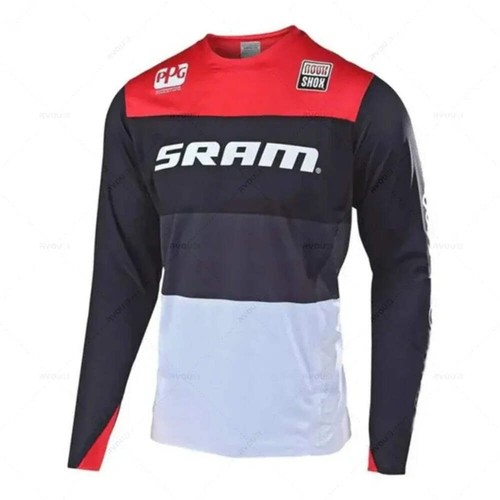 Cycling Bike Shirts New Sram Downhill Jerseys Long Short Sleeves MTB Offroad DH - Picture 14 of 110