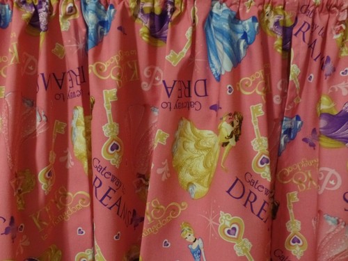 Gateway To Dreams Princesses, Pink, Handmade Girls Bedroom Window VALANCES, NEW - Picture 4 of 5