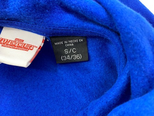 Marvel Captain America Herren S blau Bürgerkrieg Distressed Schild Hoodie neu mit Etikett - Bild 9 von 10