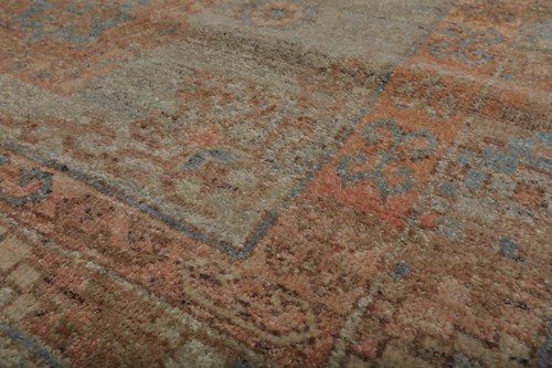 Muted Afghan Oushak Vegetable Dyes 4’ x 6’ Hand Knotted Wool Area Rug Mint 4x6 - Picture 7 of 7