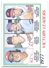 1978 Topps #205 1977 Victory Leaders