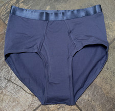 Dusty Blue Size XXL Incontinence Brief Men's Washable Leakproof Underwear NWOT