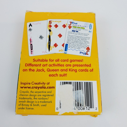 Herramientas de arte Crayola para bicicleta Tarjetas de juego Ideas especiales de artesanía impresas en tarjetas - Imagen 2 de 8