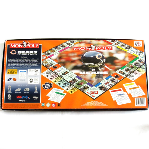 Monopoly Chicago Bears Collector's Edition Board Game 2005 Hasbro NFL - Picture 6 of 7