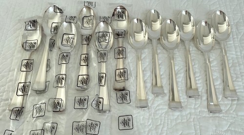 RICCI Argentieri Italy Silverplate "DIVA" Flatware for 12 + Serving = 64 Pieces - Picture 11 of 18