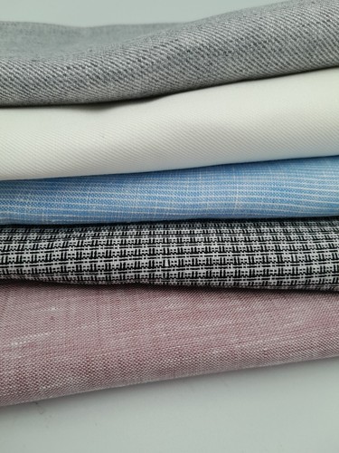 Remnant Scrap Bag 5 Pieces 100% Irish linen Crafting Fabric QF44 Winter - Picture 5 of 7