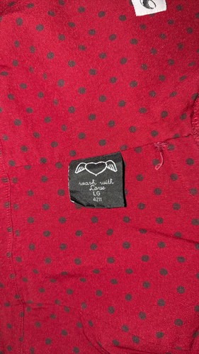 Hell Bunny Kleid Damen L Polka Dot Pencil Vixen Pinup Retro Rockabilly Sexy - Bild 7 von 7
