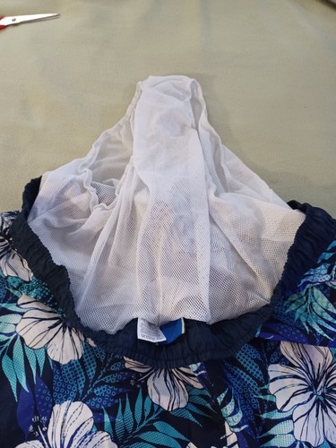 Bañador Hawaiian Authentics para hombre azul blanco forrado floral talla 2XL - Imagen 6 de 7