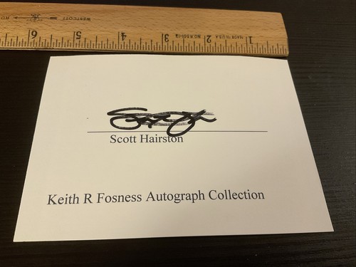 SIGNED Card 2004 Arizona Scott Hairston - Picture 1 of 2