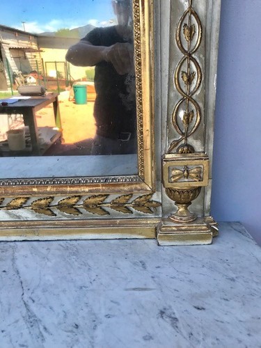 Consolle Luigi XVI con Specchiera Dorata- Restaurata (in corso d'opera)_car 2113 - Foto 4 di 10
