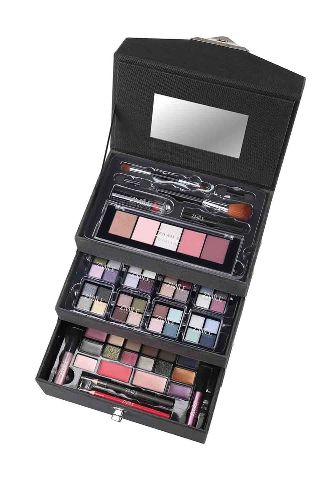 Schminkkoffer Beauty Case Velvety (Dark Grey)