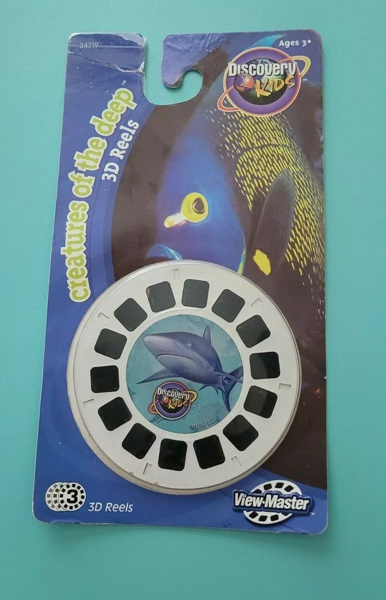 Discovery Kids Creatures of the Deep Exploration view-master 3 Reels Pack  opened