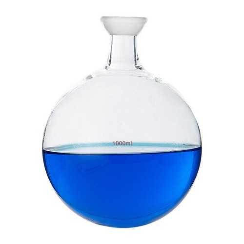 1000ml S35 Glass Flask Spherical Joint Round Bottom 1L Ball Socket Lab Glassware - Picture 3 of 3