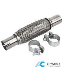 2x Flexrohr 55x100 /220mm Flexstück Softflex für VW GOLF 4 1J Passat 3B Audi A3