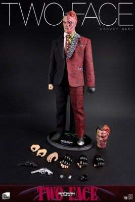 New ToyzTruboStudio TTS-001 Batman Forever Two Face 1/6 Male Figure Double Heads
