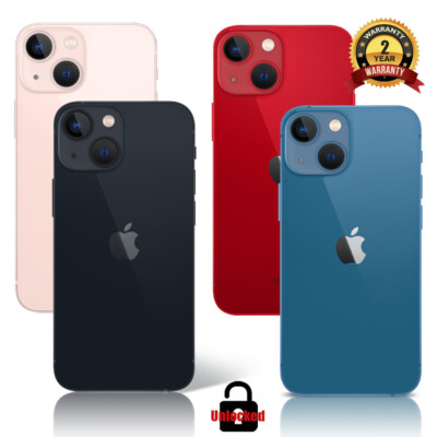 New Sealed Apple iPhone 13 Mini/12 Mini Factory Unlocked 256/128GB GSM CDMA