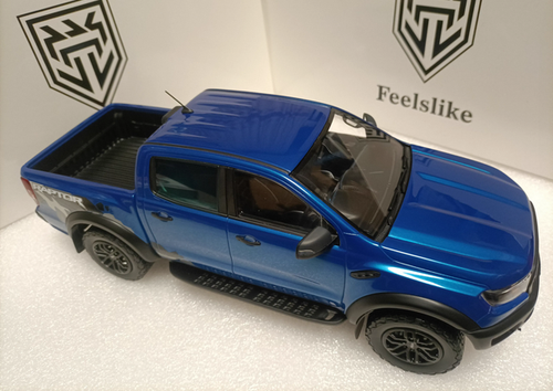 Modellino pickup Ford Ranger Raptor 1/18 BULE - Foto 2 di 4