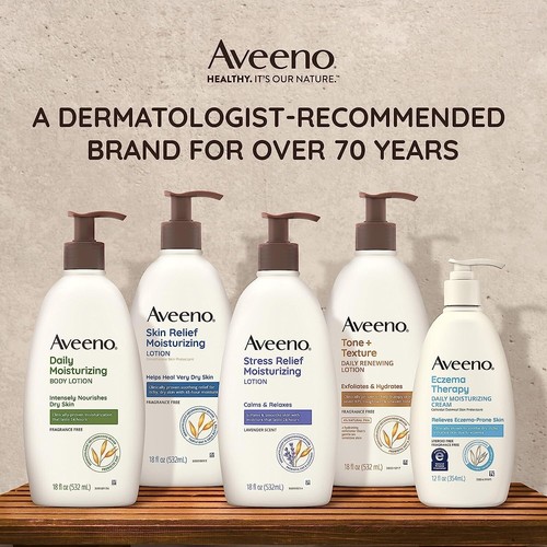 Aveeno Sheer Hydration Daily Moisturizing Lotion, Fragrance-Free, 18 fl oz - Picture 8 of 10