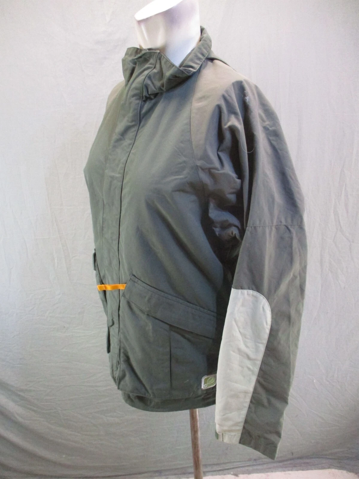 burton full zip stand collar powder skirt snowboard jacket