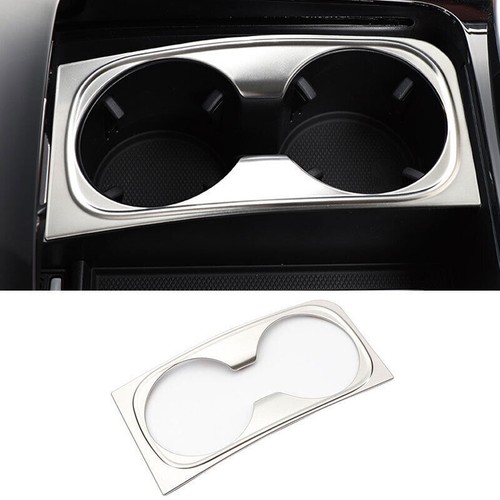 For Benz S-Class W223 2021-2022 Silver Steel Middle Console Drinking Glass Trim - Picture 1 of 8