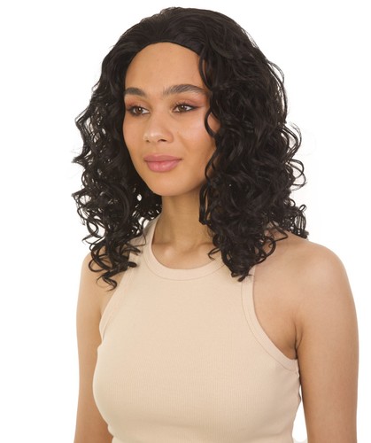 LUXLUXE Edwina Curly Layered 17"Half Wig Mix of Human Hair &Synthetic, BH-0010 - Picture 22 of 130