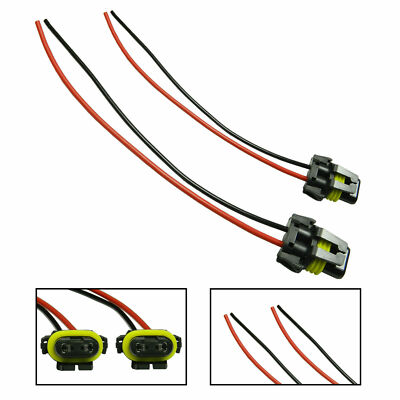 2pcs 9005 9006 Adapter Headlights Fog Light Plug Connector Wiring ...