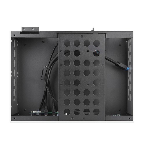 Mini Desktop Computer Case, ITX Gaming PC Cases, Aluminum HTPC Chassis - Picture 4 of 11