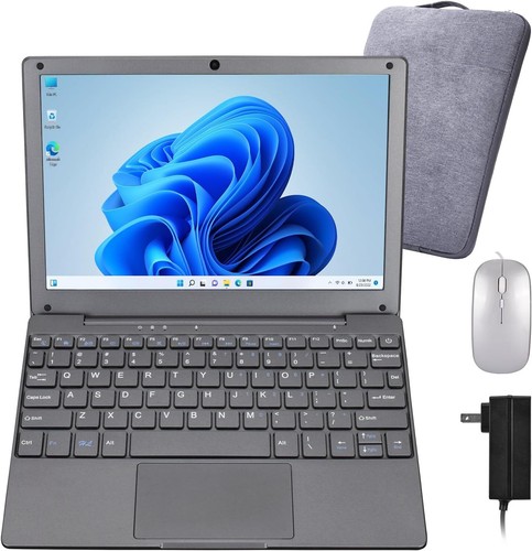 Windows 11 OS Small Computer Mini Laptop,10.1Inch 8GB RAM 128GB SSD,IPS Display - Picture 1 of 24