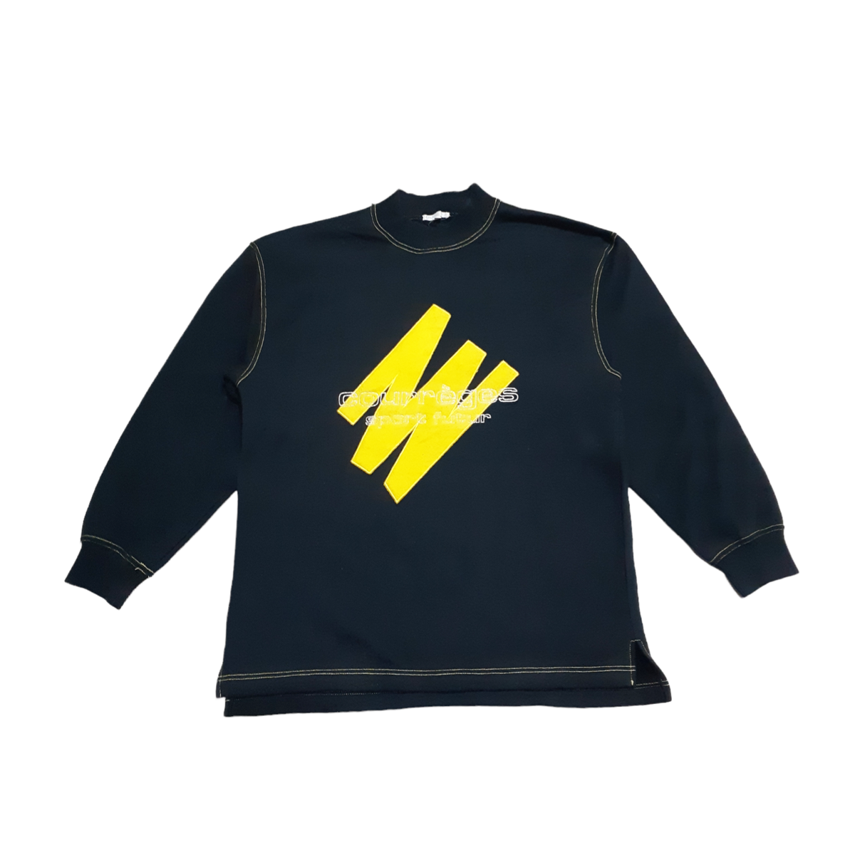 Vintage Courreges Sport Futur Sweatshirt size Medium Women Japan 