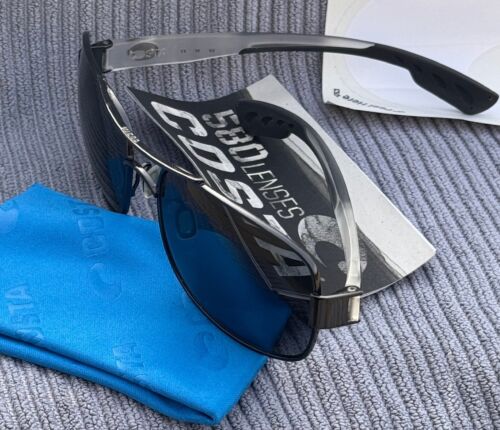 Costa Cocos Sunglasses CC 74 Color- Gunmetal Gray/Crystal with Gray 580P Lenses) - Picture 2 of 6