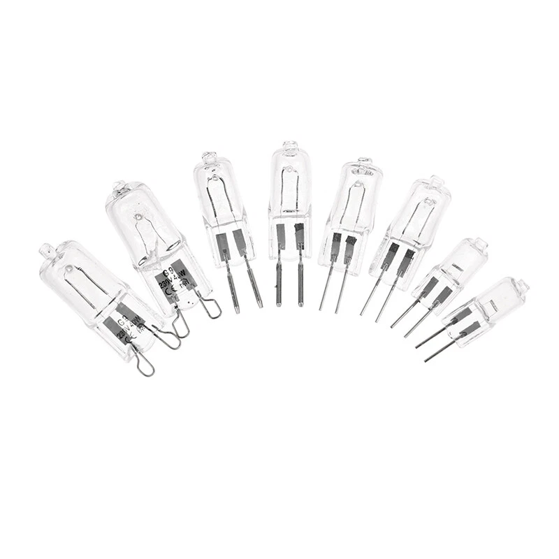 2Pcs Lot Top Quality Clear Halogen G4 G5.3 G9 Bulb DC 12V 220V
