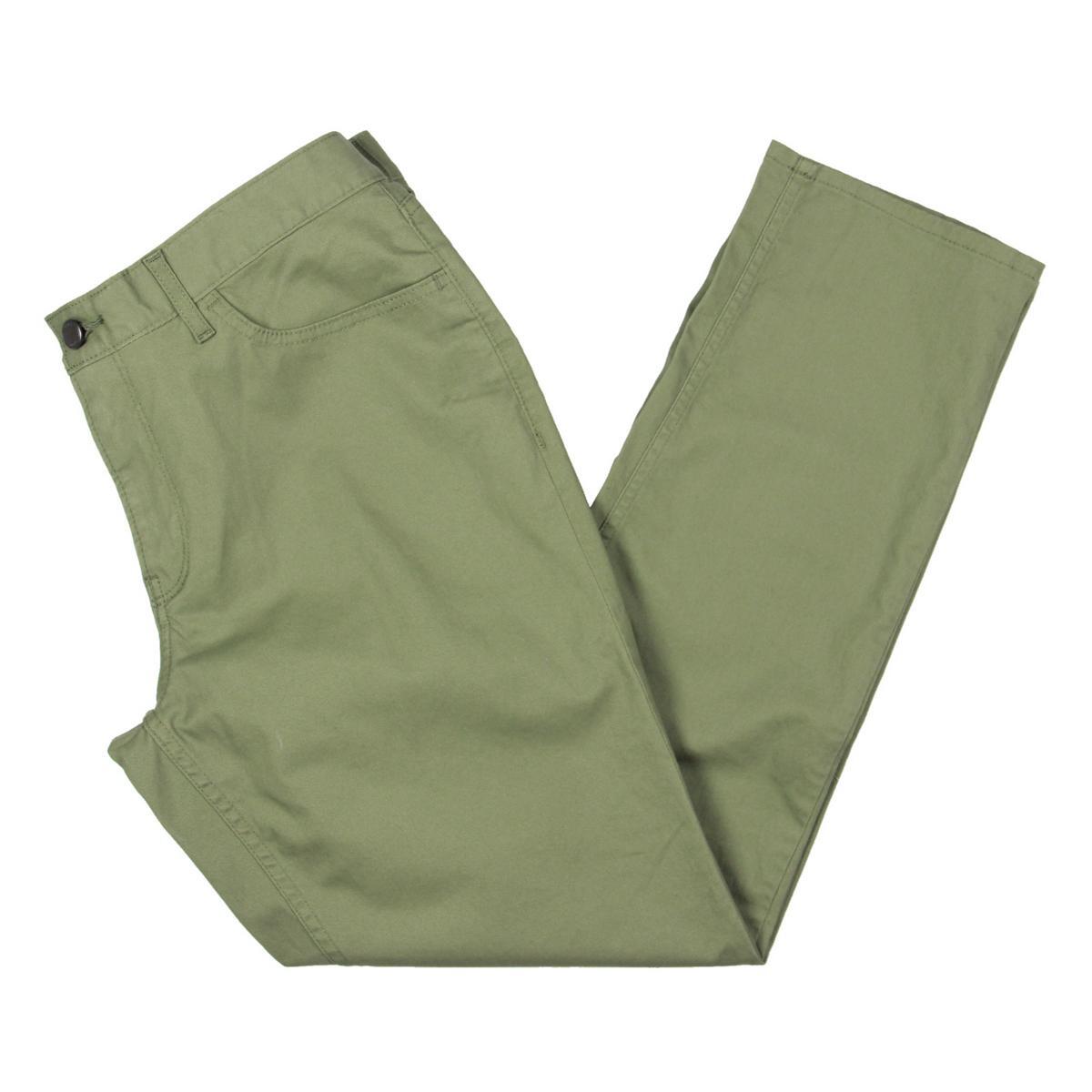 Мужские брюки-стрейч Michael Kors из ткани Parker Green Slim Fit 32/30 BHFO 4466