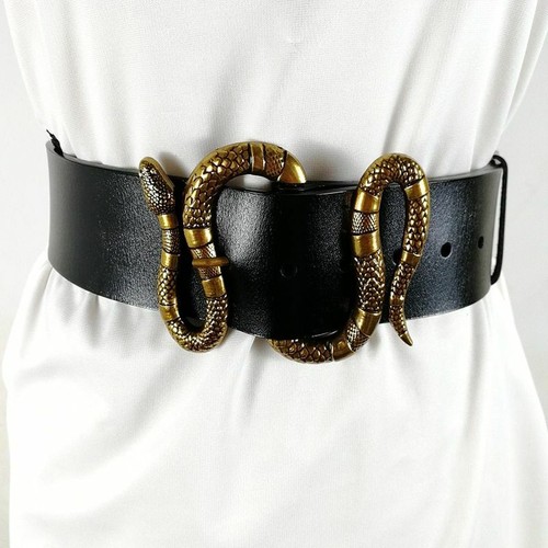 Women Leather Corset Belt Genuine Plus Size Wide Dress Cinturon Coat Accessories - Picture 8 of 12