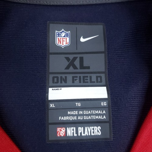 Houston Texans Matt Schaub Jersey Mens Size XL Blue Red #8 Nike Football LK9 - Picture 5 of 10