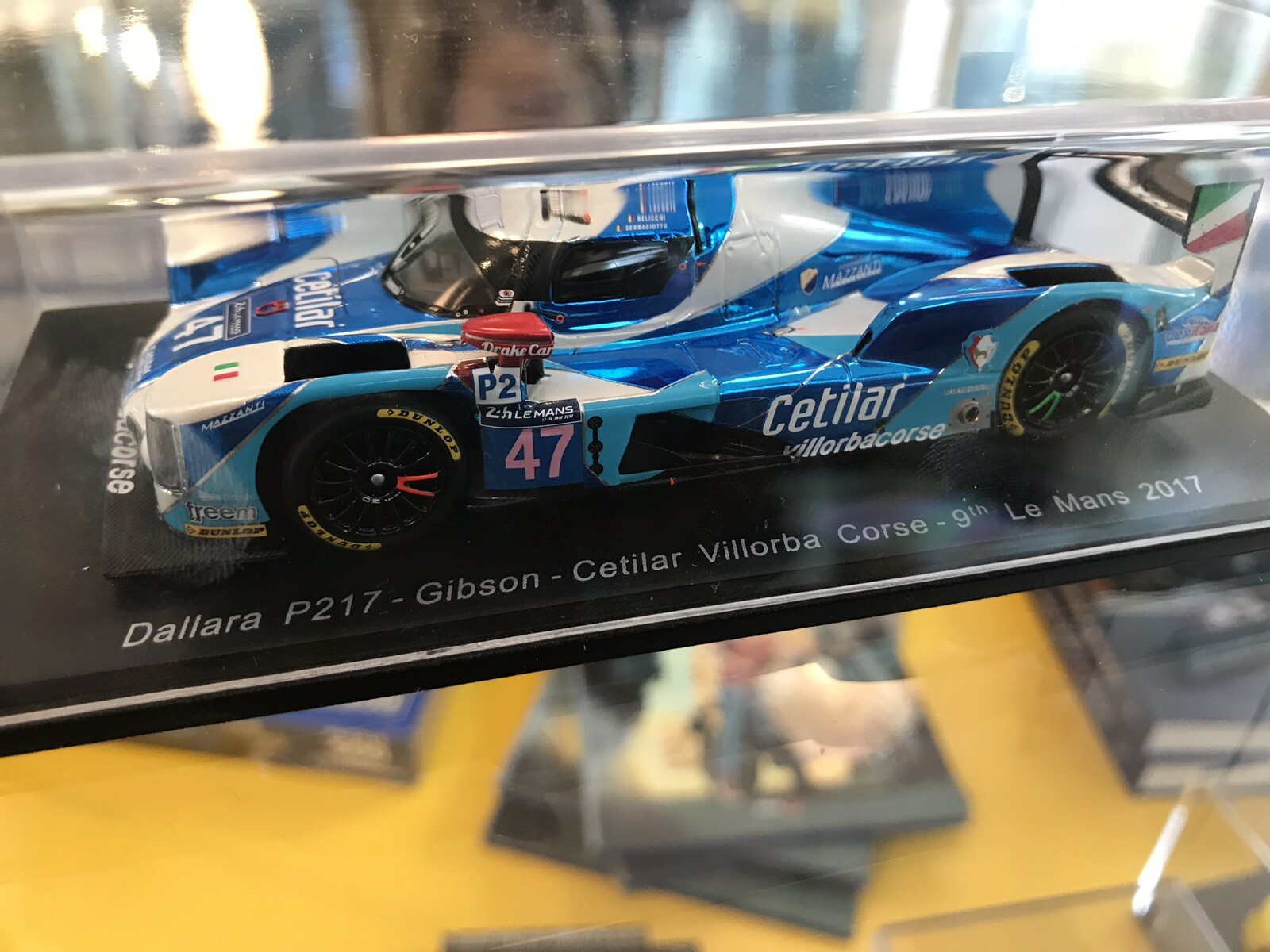 Modello Dallara P217 - Gibson - Cetilar Villobra Le mans 2017 1 43 Modello Dallara P217 - Gibson - Cetilar Villobra Le mans 2017 1 43