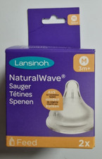 Lansinoh Naturalwave Sauger M · 2 St NEU OVP