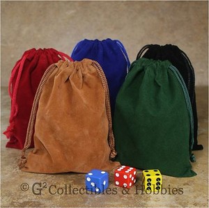 Details About New Set Of 5 Dice Bags 4 X Velve Cloth Bag Rpg D Counter Pouch