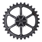 WINOMO 24cm Vintage Gear Rad Home Bar Kunsthandwerk Wanddekoration Hexagon Decor