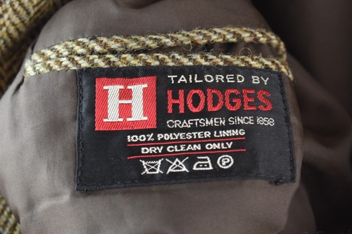 Giacca blazer tweed verde HODGES HARRIS TWEED circonferenza petto 40" uomo con bottoni - Foto 5 di 8
