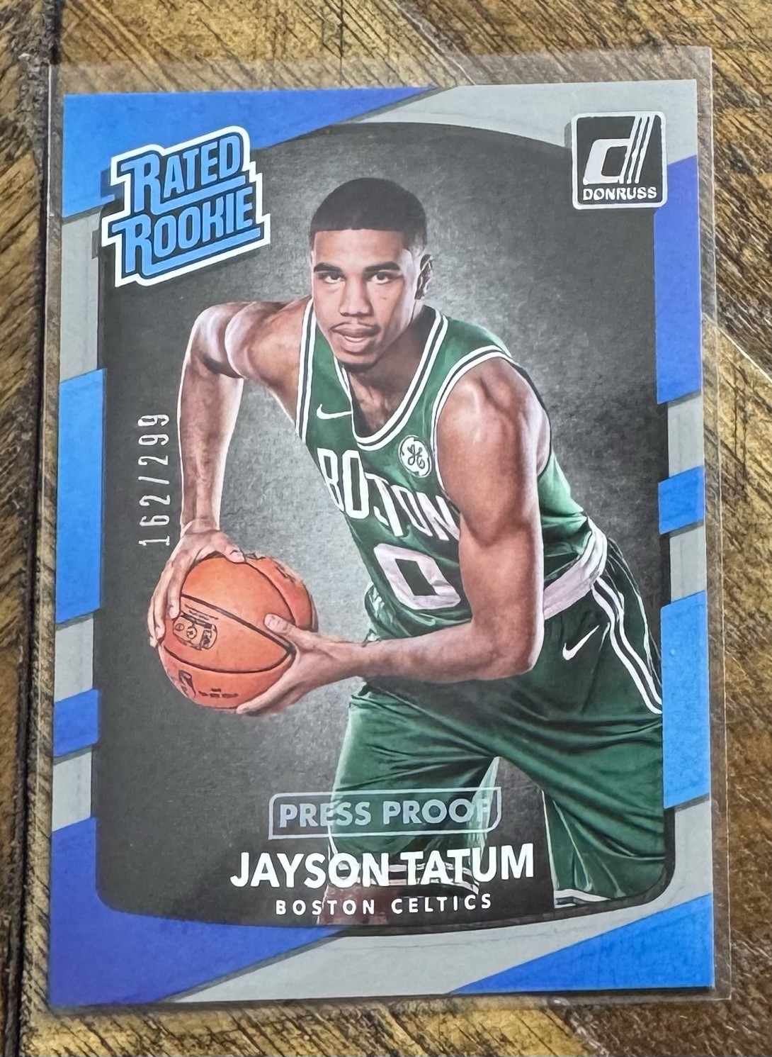 2017-18 Donruss Jayson Tatum Press Proof Silver RC    /299 Celtics