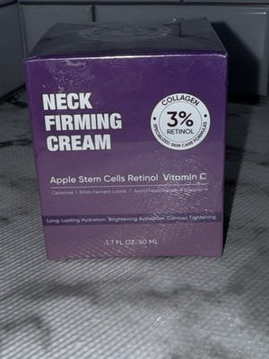 Neck Firming Cream Collagen 3% Retinol Apple Stem Cells Vitamin C 1.7oz