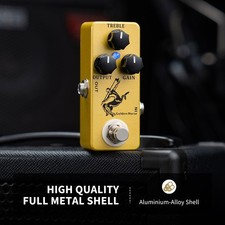 Mosky Guitar Overdrive Boost Effect Pedal 3 Knobs True Bypass Led Light Us