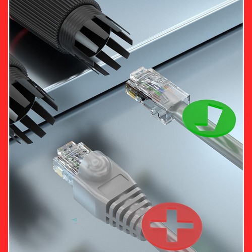 Adaptateur Femelle Réseau Ethernet Directement Par Double Tête Rallonge Câble - Photo 5/11