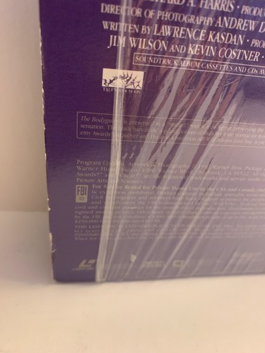 The Bodyguard Widescreen Edition Laserdisc Kevin Costner Whitney Houston TESTED - Imagen 5 de 7